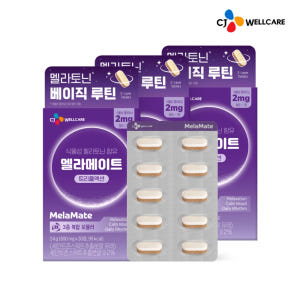 CJ 멜라메이트 트리플액션 식물성 멜라토닌 2mg 30정, 3개 맛있게 먹은 솔직 후기 - 상품 이미지 1
