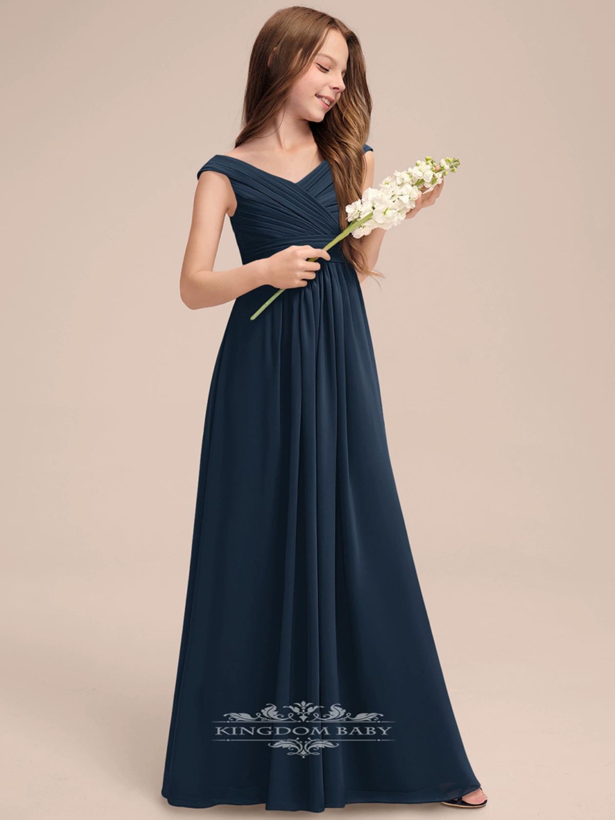 민소매 웨딩촬영룩 롱원피스 사진촬영 해변 바캉스룩 여행 다크네이비 130 125-135cm 25.0-30.0kg - 상세 이미지 3