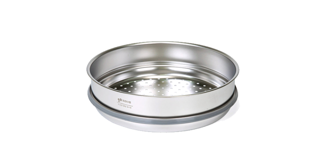 키친아트 무연마제 찜기 스텐304 찜판 무연마 채반 스티머 28cm - 상세 이미지 2