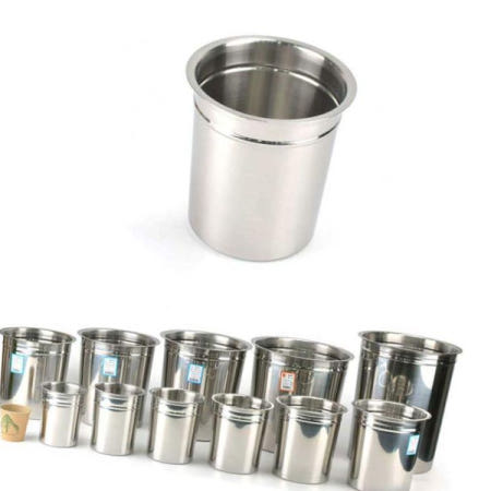 비엠피통 스텐 양념통 소스통 음식물쓰레기통 25.3x30cm 21호