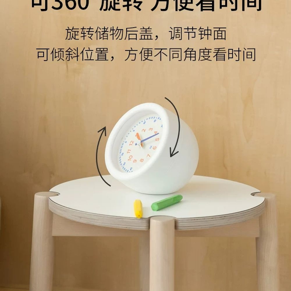 리멤버셀 LA 리틀벤 무소음 탁상시계 알람 A. 수납 기능이 있는 소형 벤 시계 알람 시계 - 상세 이미지 5
