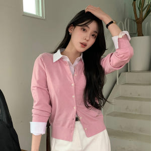 [클라비스][복수구매할인] 26SS 촉감니트 가디건/반팔 풀오버/숄가디건... 착용 후기 | 사이즈/핏 총정리 - 상품 이미지 3