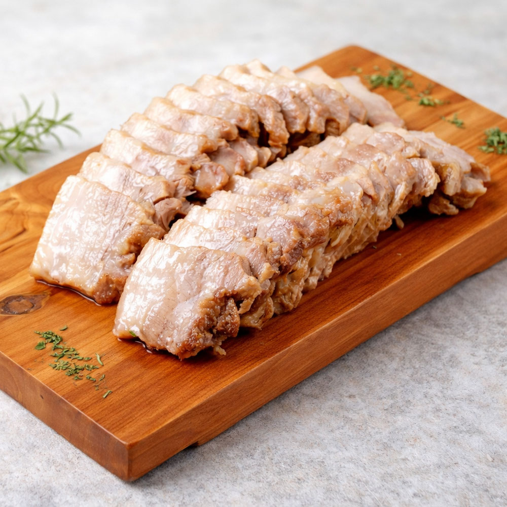 통삼겹살 수육 한방보쌈 캠핑요리 집들이음식