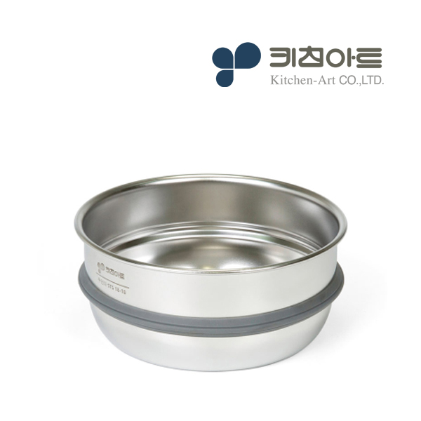 키친아트 무연마제 찜기 스텐304 찜판 무연마 채반 스티머 20cm - 상품 이미지