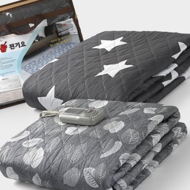 가볍고따뜻한 국산 온열 전기매트 전기요 135x180cm대 - 상품 이미지