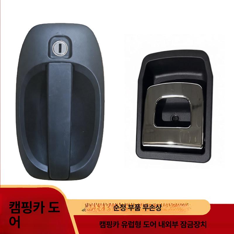 디지털 도어락 리모컨 잠금장치 지문인식 원격 번호키 구형 손잡이 - 상세 이미지 2