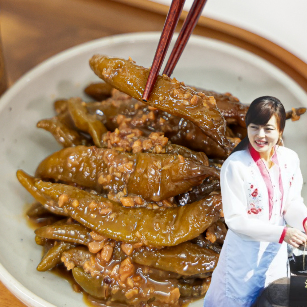 삭힌고추무침 청양 된장고추 장아찌 국산 짱아찌 순창 장담아 1kg, 1개 - 상품 이미지