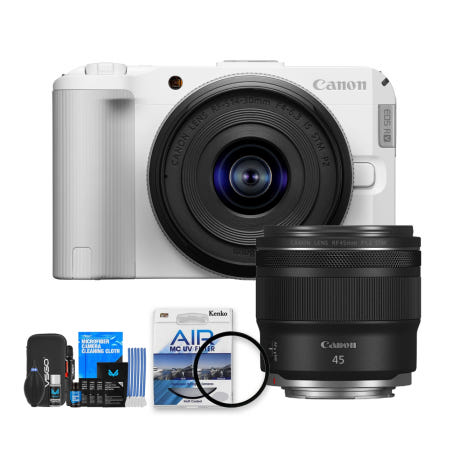 캐논 캐논 EOS R50 V 화이트 14-30mm+RF 45mm F1.2 STM 더블렌즈 패키지
