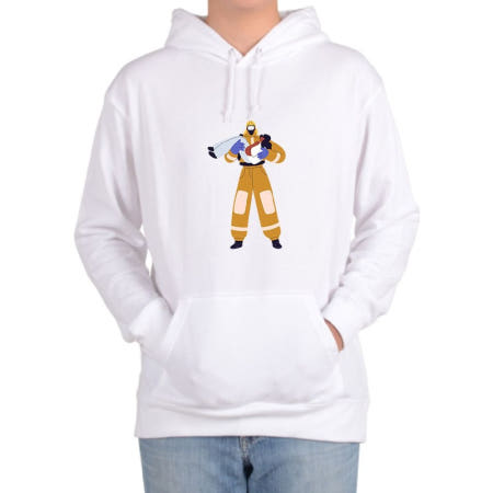 후드티 소방관 소방대원 FIREMAN소방아저씨는 나의 슈퍼맨 구출 구조작업 인명구조 119