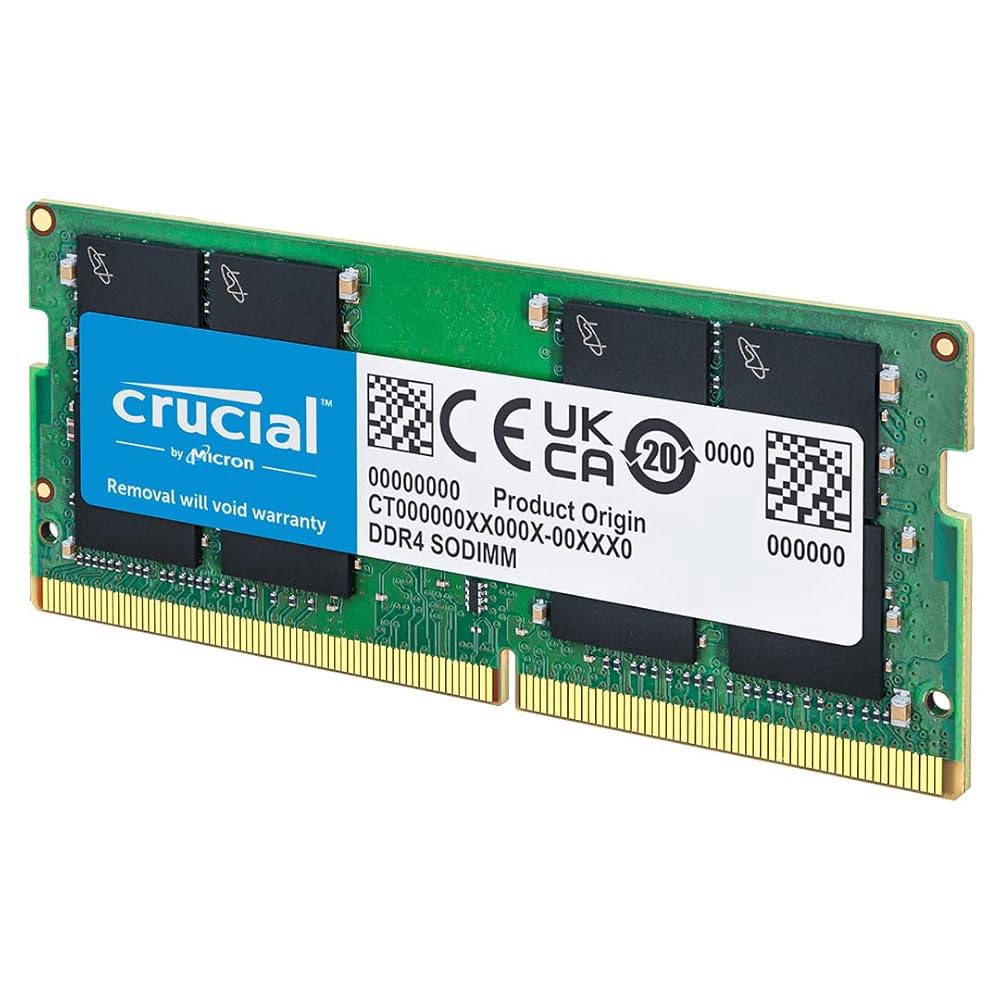 Crucial CT8G4SFRA32A RAM 8GB DDR4 메모리 CL22 또는 2933MHz (또는 2666MHz) 3200MHz 노트북 8GB 3200MHz - 상품 이미지