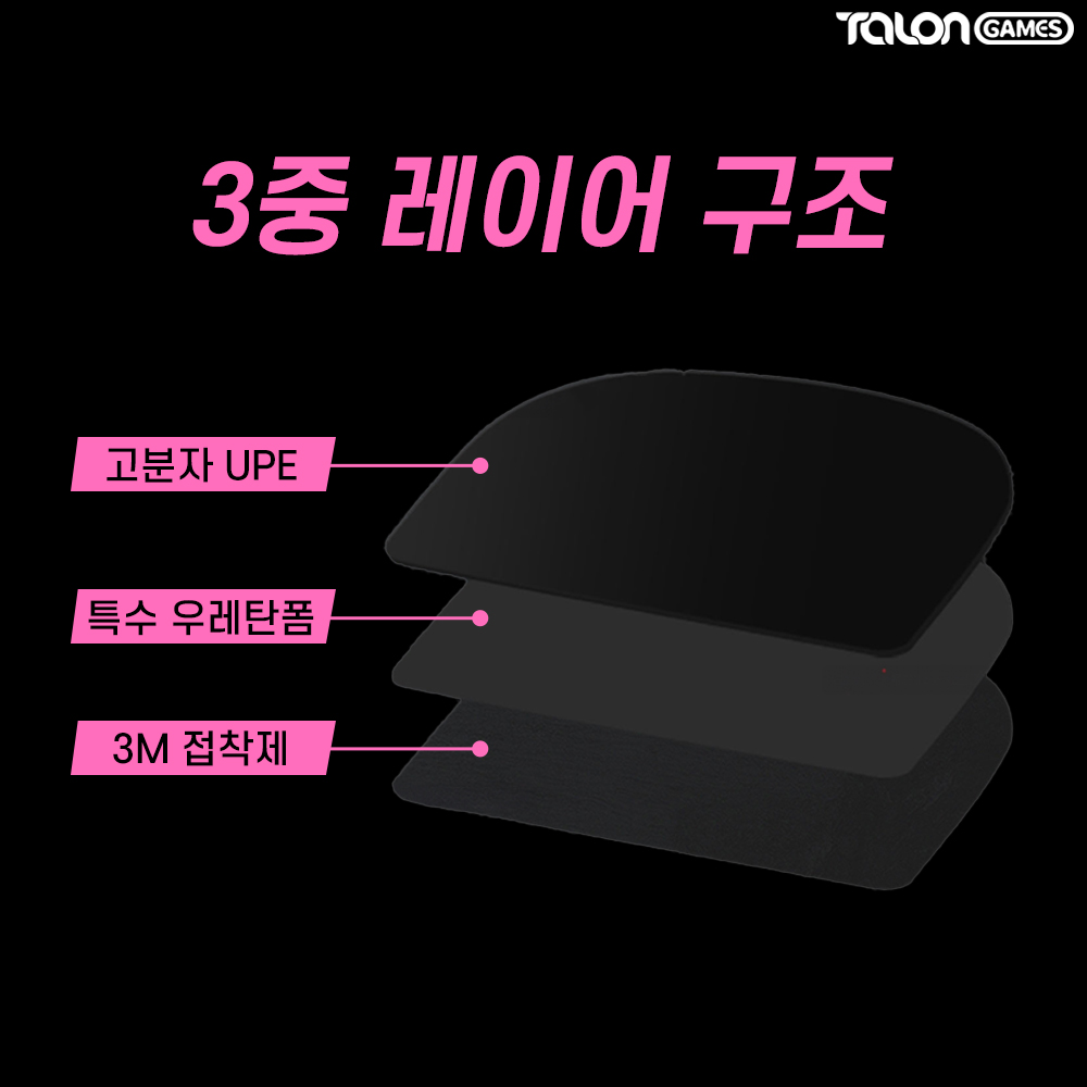 지슈라2C 피트 컨트롤 브레이킹 마우스피트 2개입 탈론게임즈 - 상세 이미지 4