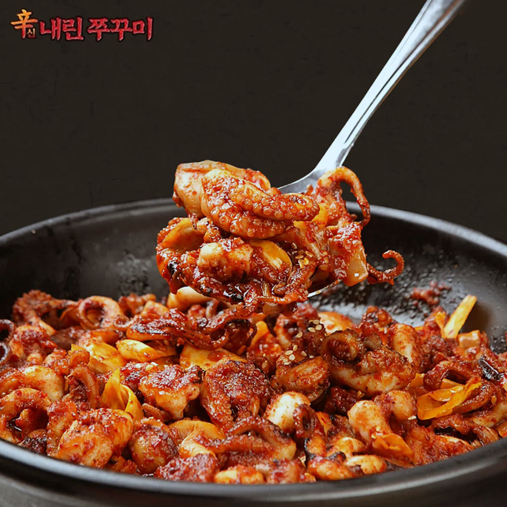 신내린 쭈꾸미볶음 매운 불 양념 밀키트 300g, 3팩 - 상품 이미지