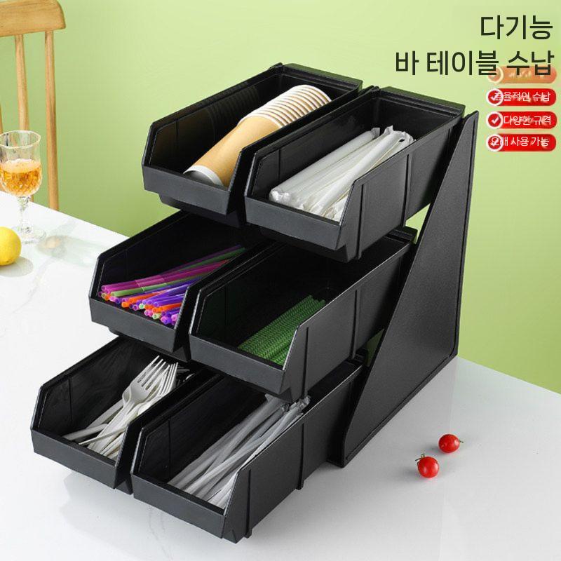 수저통 식당 수저 수납 업소용 숟가락 젓가락 정리함 케이스 - 상세 이미지 2