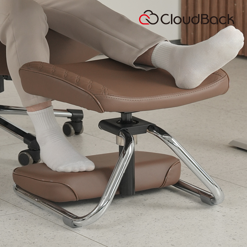 마이풋서포트 컴퓨터 사무실 책상 발받침대 의자 다리 발판 발쿠션 2단 제품 이미지