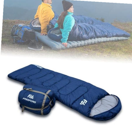 봄가을침낭 동계 캠핑 1인 경량침낭 차박 등산 사계절 슬리핑백