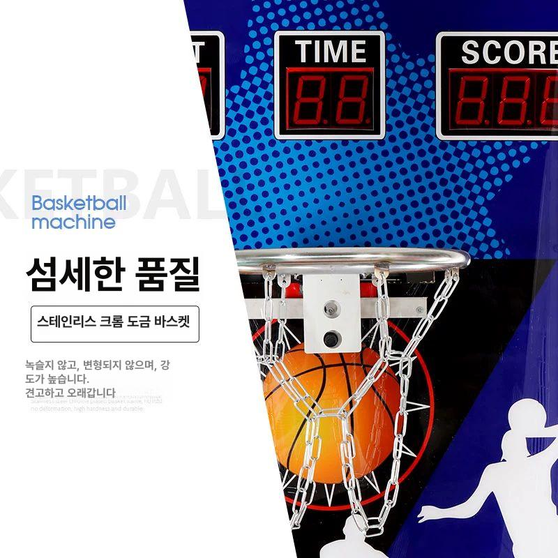 슈팅기계 자유투 오락기계 성인 농구기계 슛 연습기계 디럭스 농구기 블랙 A - 상세 이미지 3