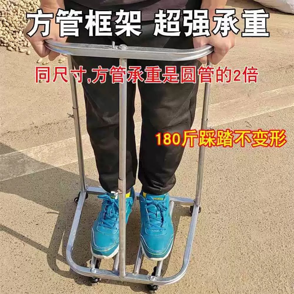 분리수거 자루 철제 마대걸이 수거함 분리수거대 프레임 - 상세 이미지 4