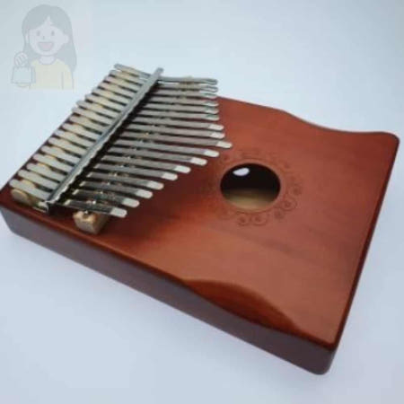 마켓자사협력사 17음계 손가락피아노 마호가니 칼림바 칼람바 칼림바17음계