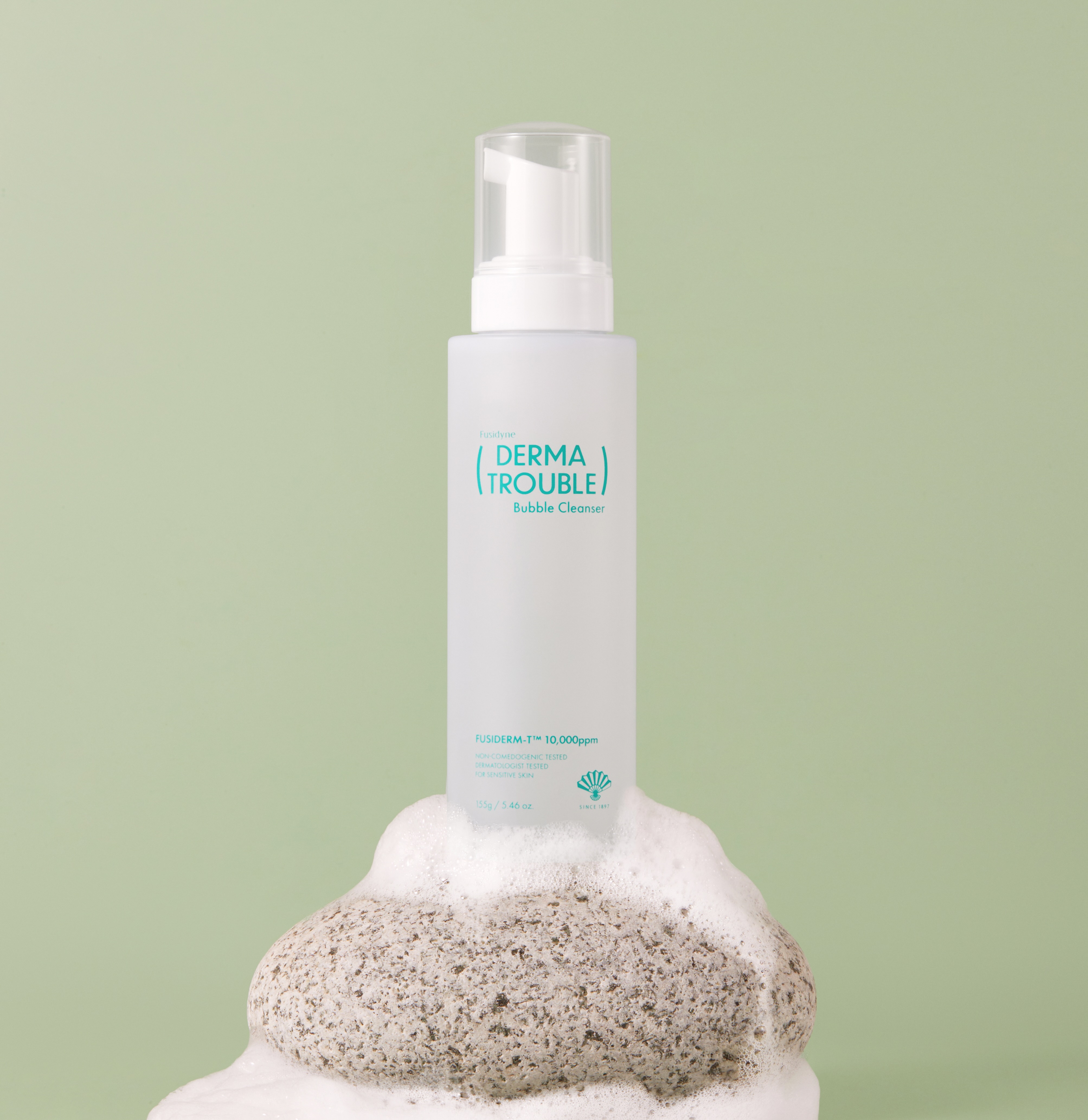 동화약품 후시다인 더마 트러블 버블 클렌저 155ml, 1개 이미지 3