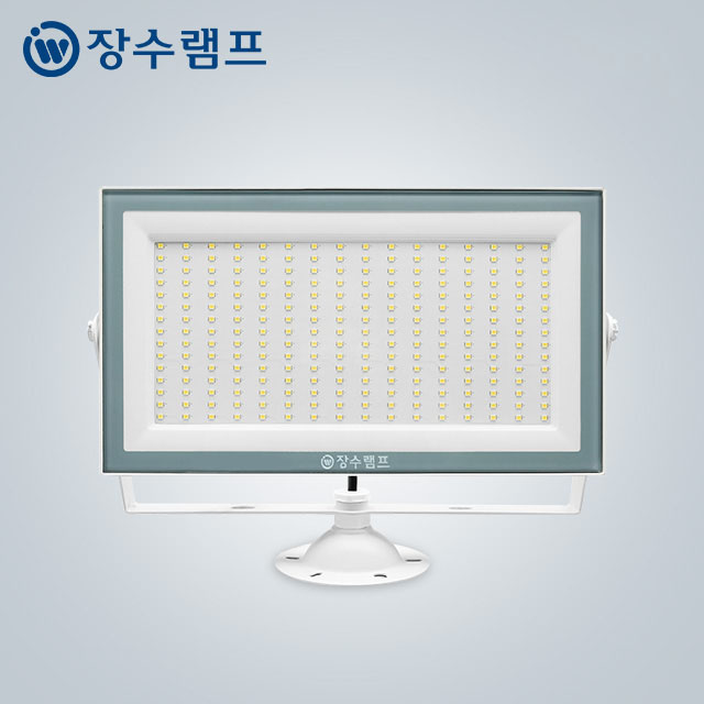 장수램프 LED 투광기 방수 방진 간판 투광등 100W, 화이트바디 주광색 - 상품 이미지