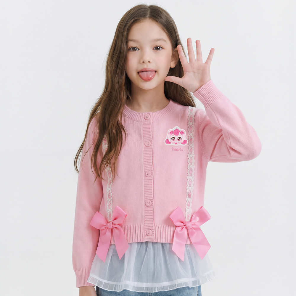 캐치티니핑 여아 9부 가디건 하츄핑 키즈 아동 - 상세 이미지 2