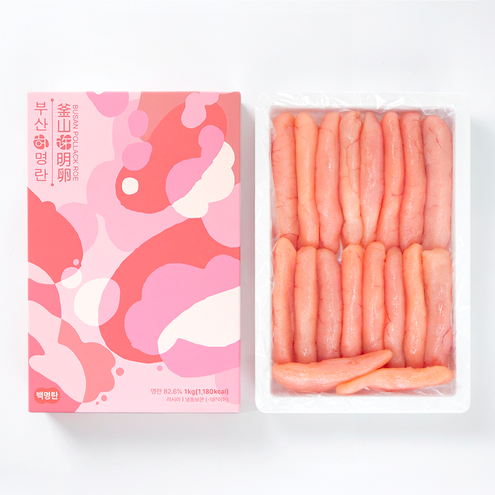 저염 무색소 백명란 젓 선물 세트 1kg 명란 구이 젓갈 온명란 정란 선동 상견례 첫인사 이미지 6
