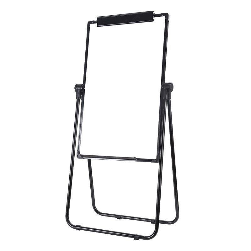이동 화이트보드판 메모판 탈부착 자유자재로 화이트보드 접이식 60x90cm 블랙 양면 화이트보드 - 상품 이미지