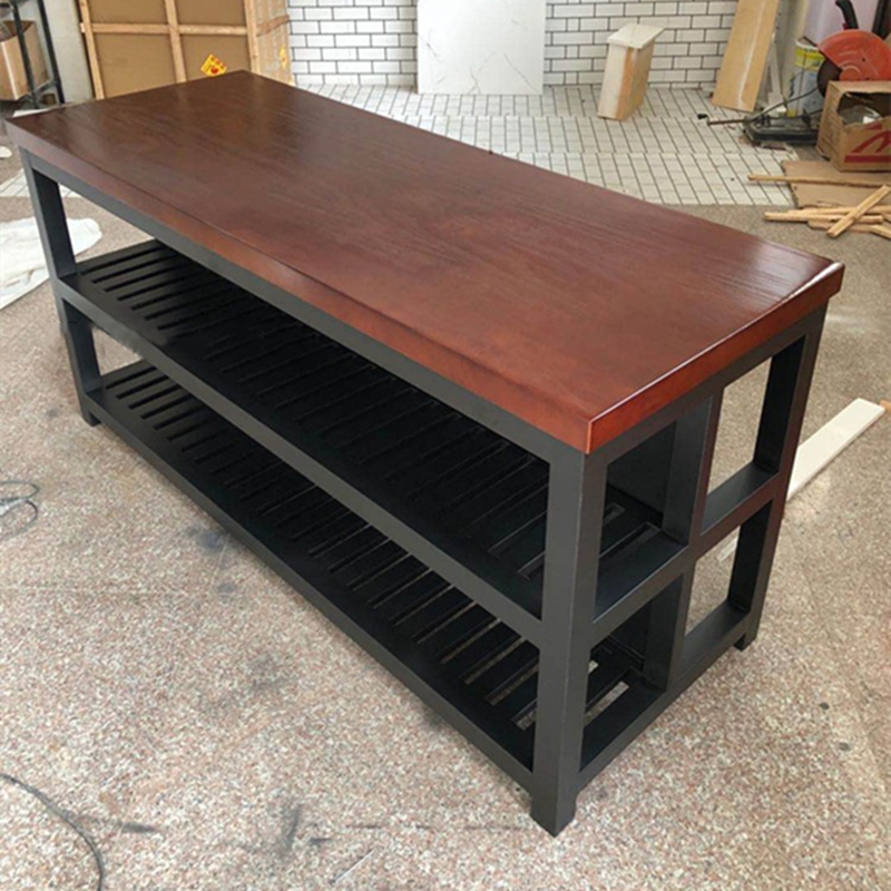 아일랜드 상판 주방 수납장 렌지대 겸용 홈바 테이블 120 x 60x85cm 싱글 도어 - 상세 이미지 5