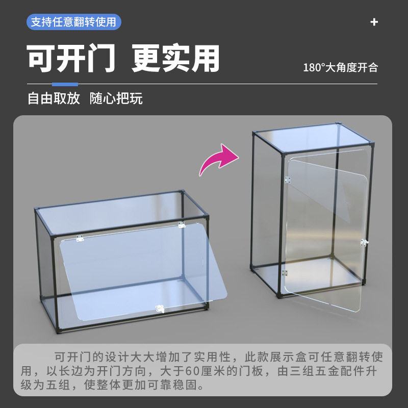 대형 피규어 진열장 건담 투명 케이스 레고 아크릴장 - 상세 이미지 5