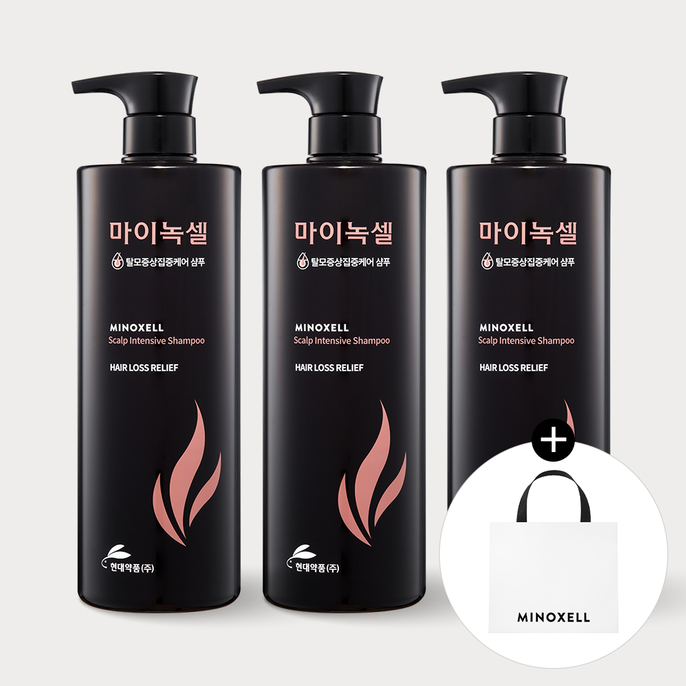 현대약품 마이녹셀 스칼프 인텐시브 샴푸 960ml, 3개 제품 이미지