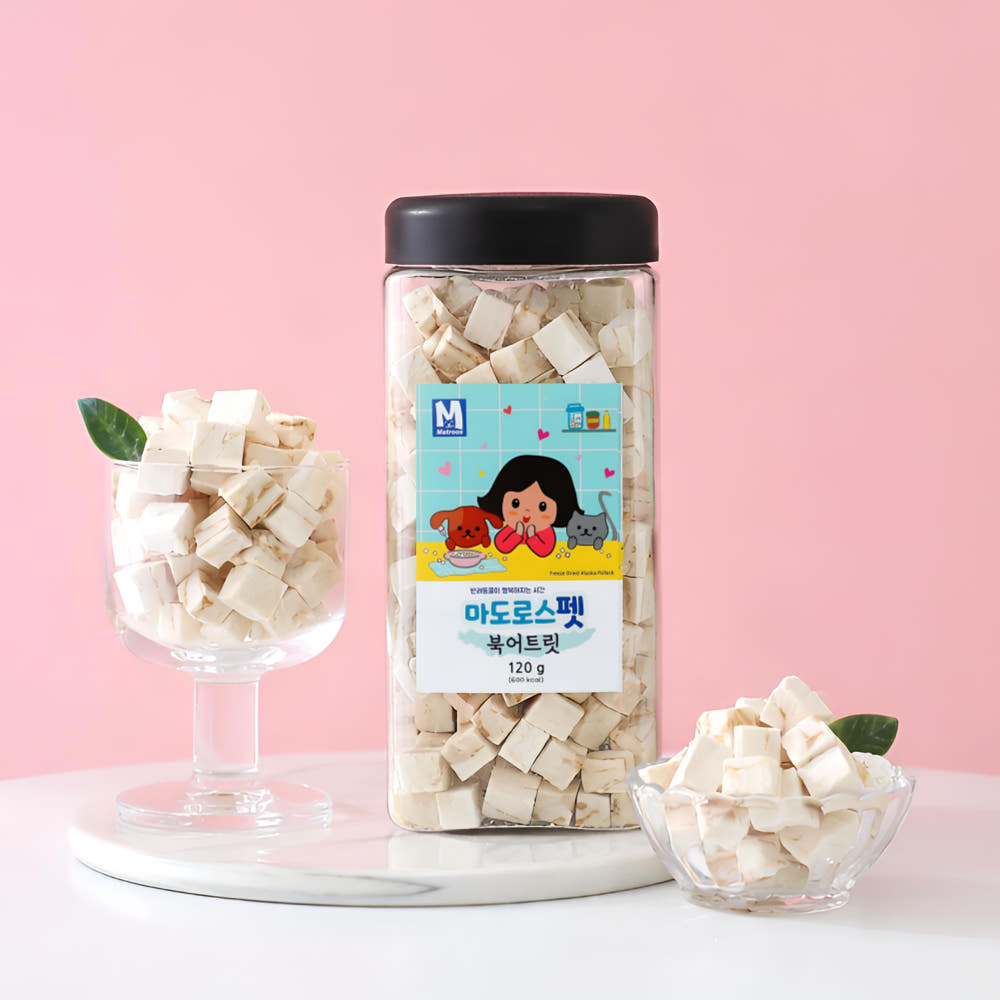 마도로스펫 북어트릿 120g(대용량) 동결건조 강아지간식