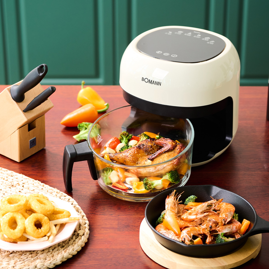 보만 저소음 원적외선 유리에어프라이어 4L AF41EG1I 상세 이미지 3