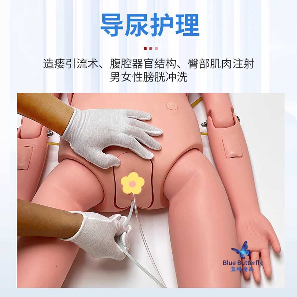 실습용 마네킹 인체 더미 목욕 훈련 관절 미용 간호 기본형 여 - 상세 이미지 2
