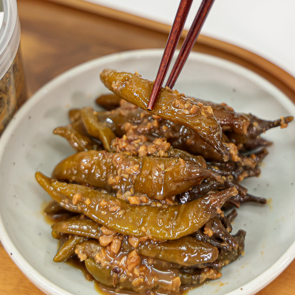 삭힌고추무침 청양 된장고추 장아찌 국산 짱아찌 순창 장담아 1kg, 1개 - 상세 이미지 3