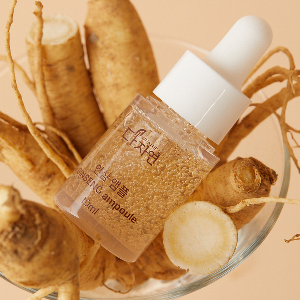 자연의벗 다자연 인삼 앰플 10ml 3종 인삼추출물 영양 미백 주름 피부톤 탄력 사포닌 - 상세 이미지 5