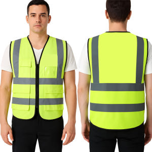 작업복 안전조끼 형광 야광 신호수 안전 작업용 조끼 제작 마안57814 실사용 후기 | 효과 있을까? - 상품 이미지 1