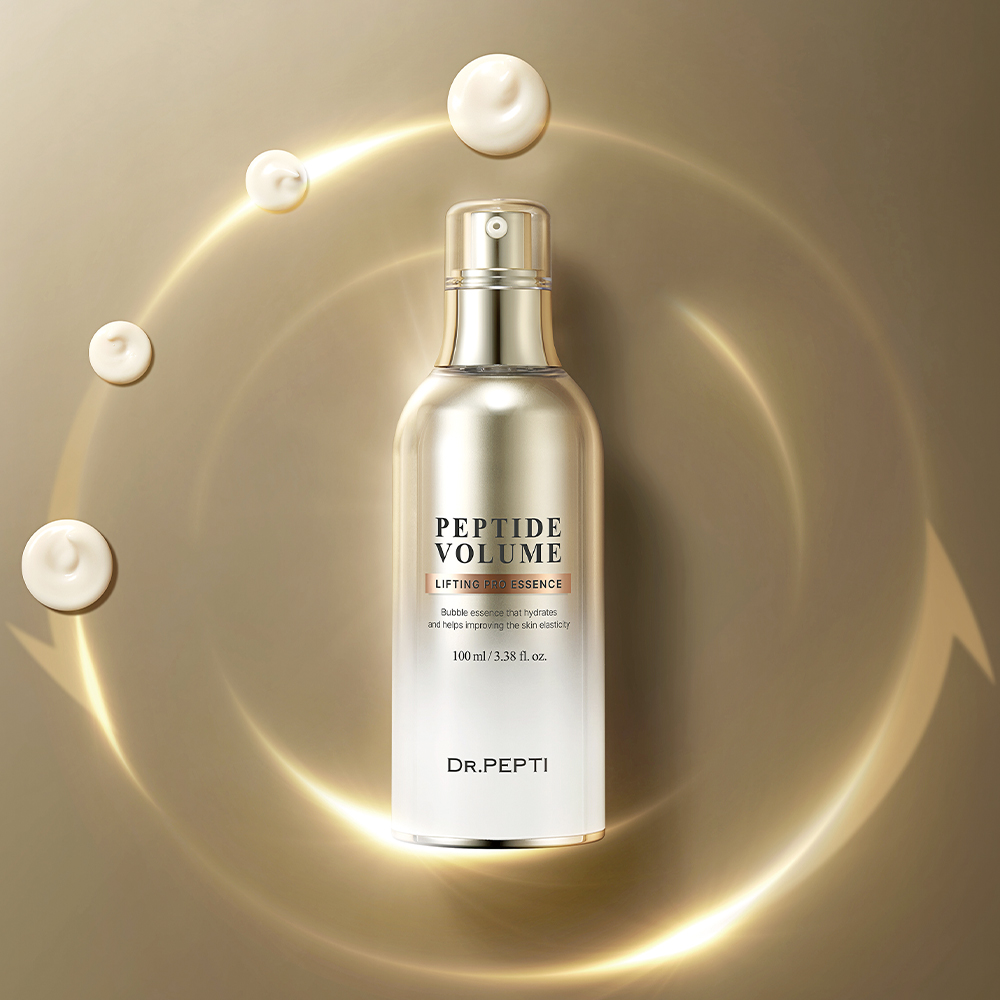 닥터펩티 펩타이드 볼륨 리프팅 프로 에센스 100ml x2개 + (증정) 리프팅 2매 버블 제형 거품에센스 이미지 4