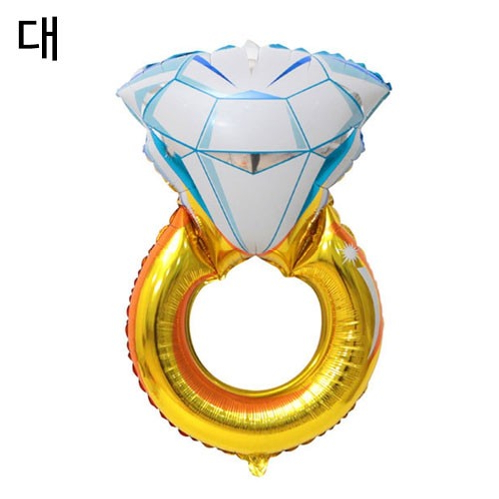 J2K 다이아 반지 프로포즈 웨딩 브라이덜샤워 이벤트 파티 결혼식 - 상품 이미지
