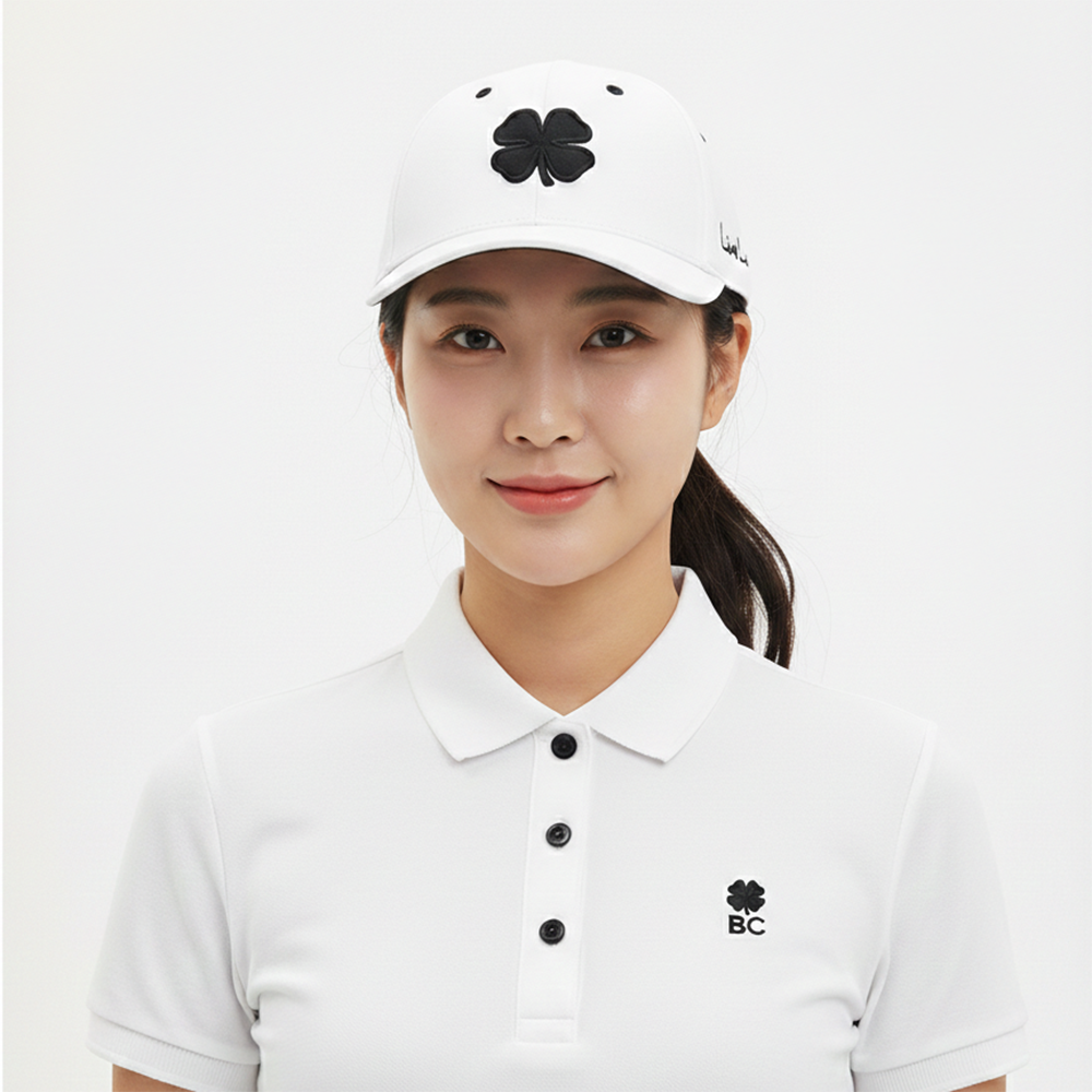 블랙클로버 골프모자 화이트 시리즈 여성 남성 커플 이미지 8