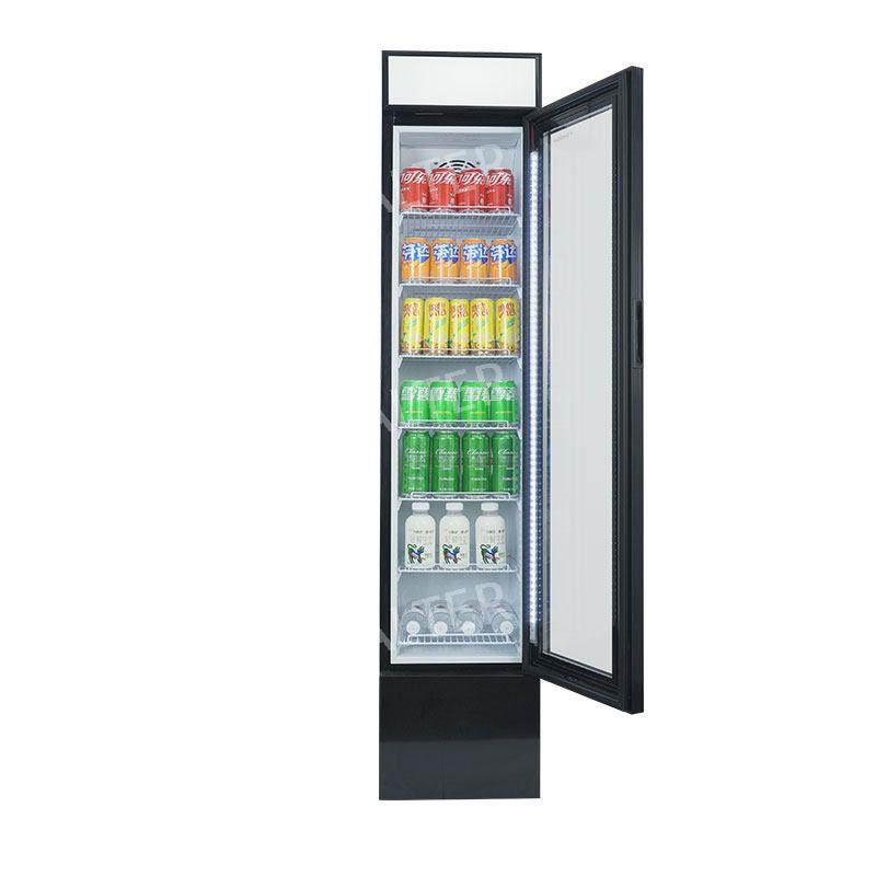 슬림 냉장고 음료수 카페 술창고 실내 진열장 상품 업소용 슈퍼 네로우 화이트 105L (폭 36c - 상세 이미지 2