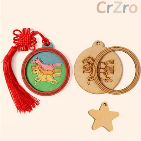 우드공예 MDF 마패 만들기 A형 전통소품 우드공예 DIY 재료