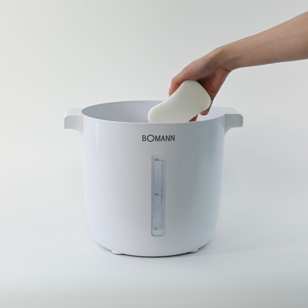 보만 원터치 무선 진공 쌀 보관 통 10kg 밀폐용기 분리세척가능 이동용바퀴 VR1210W - 상세 이미지 4