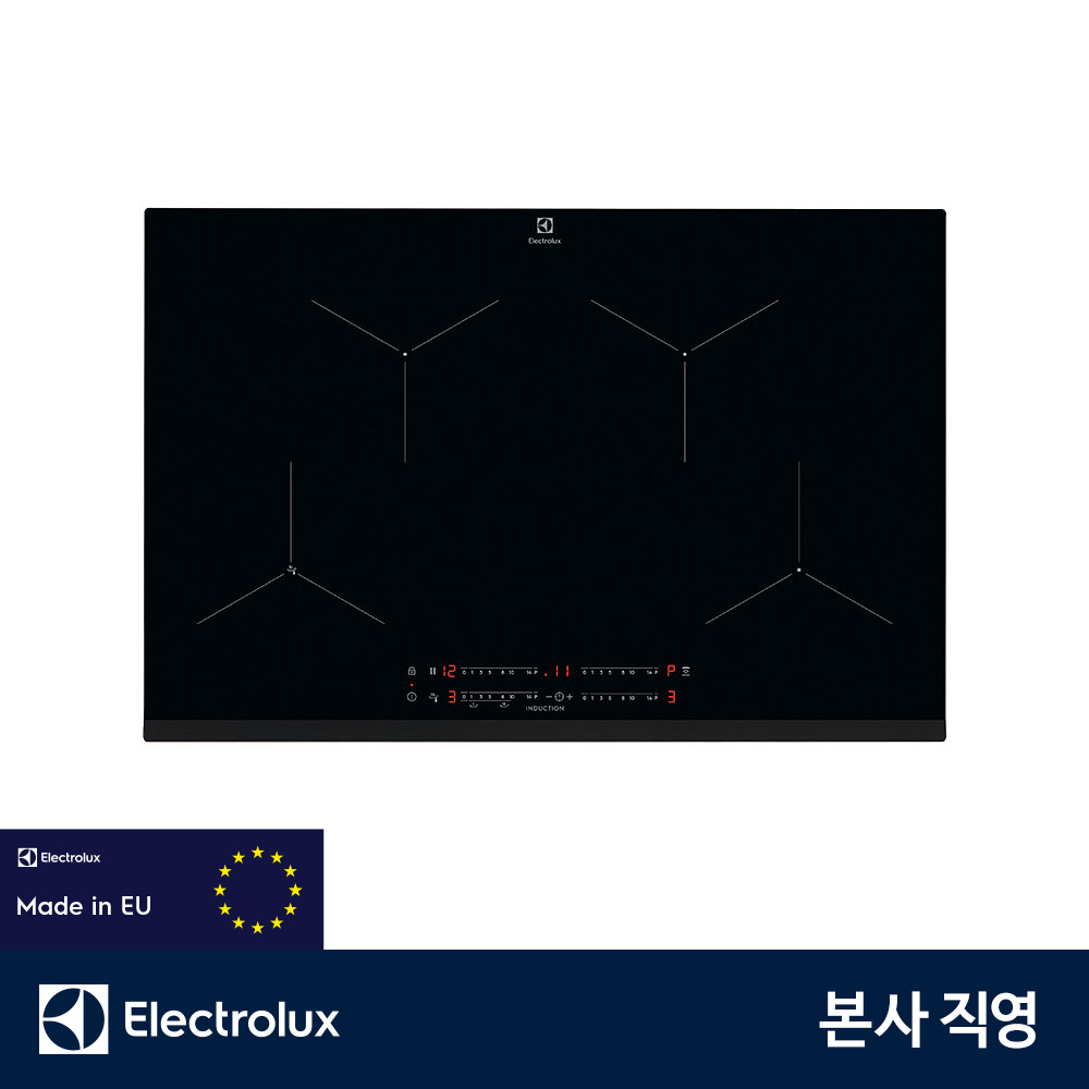 일렉트로룩스 EIS84041 인덕션 4구 80cm 7.35kW 초고화력 - 상품 이미지
