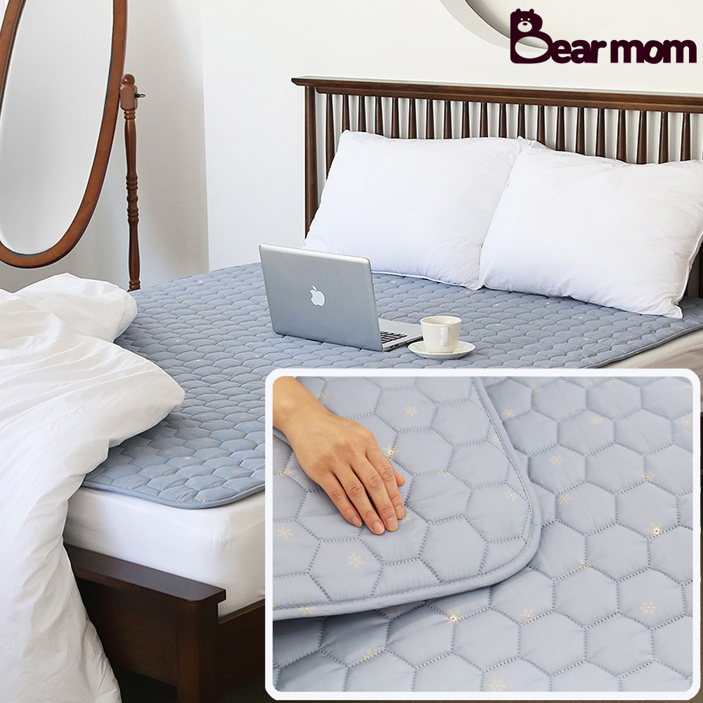 앞뒤 양면사용 한일온열기 전기장판 베어맘 전자파없는 무전자계 더블 2인용 전기매트