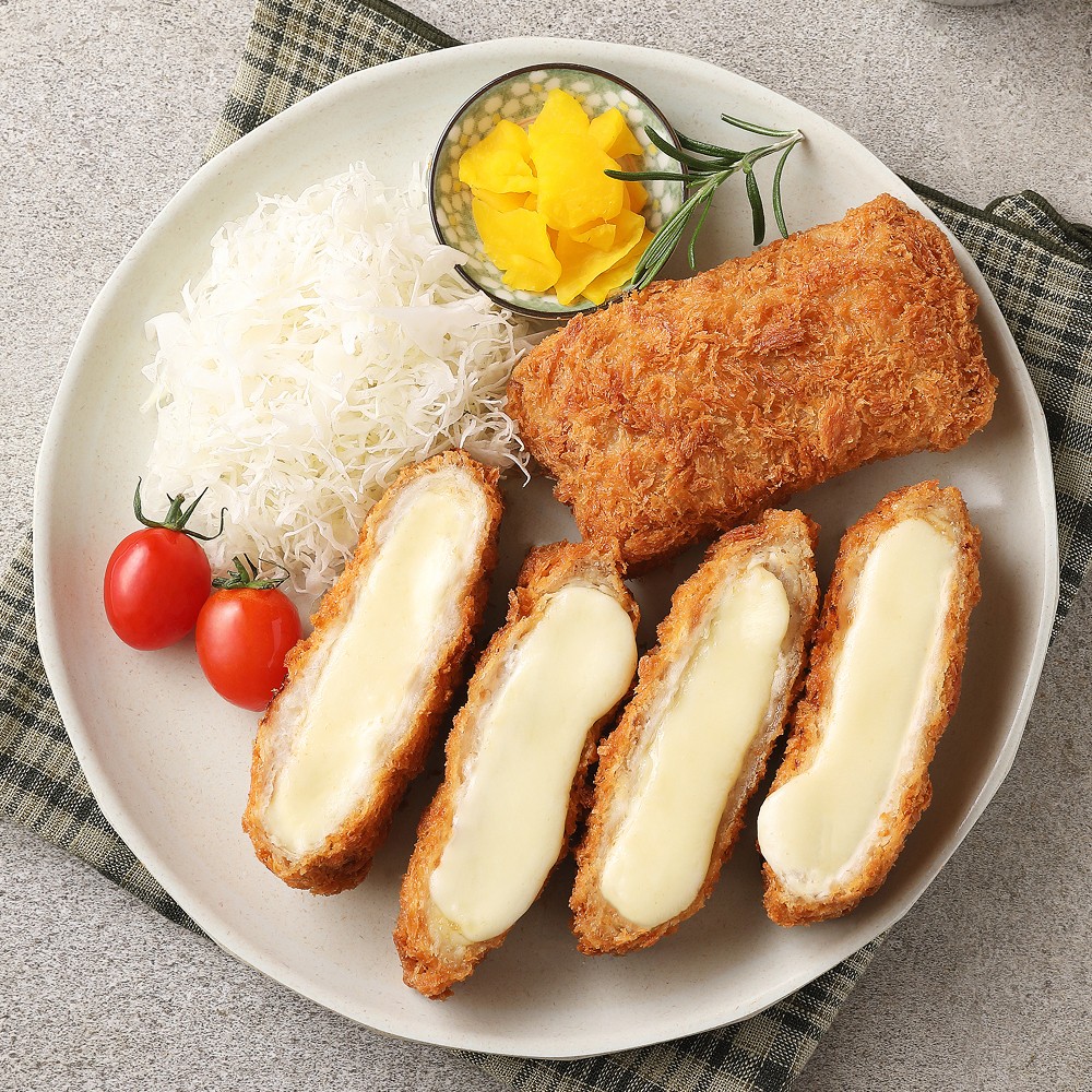 [푸딩팩토리] 치즈마니돈까스 260g (2개입) 냉동돈까스 치즈가득 간편조리 - 상품 이미지