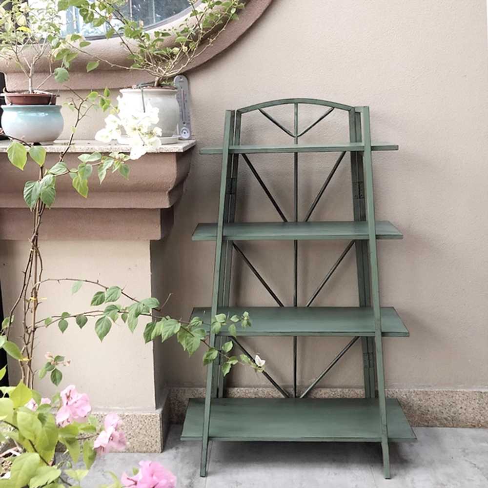 철제 화분선반 다육이 화분대 스탠드 베란다 인테리어 원형 3단 45x45x135cm - 상세 이미지 5