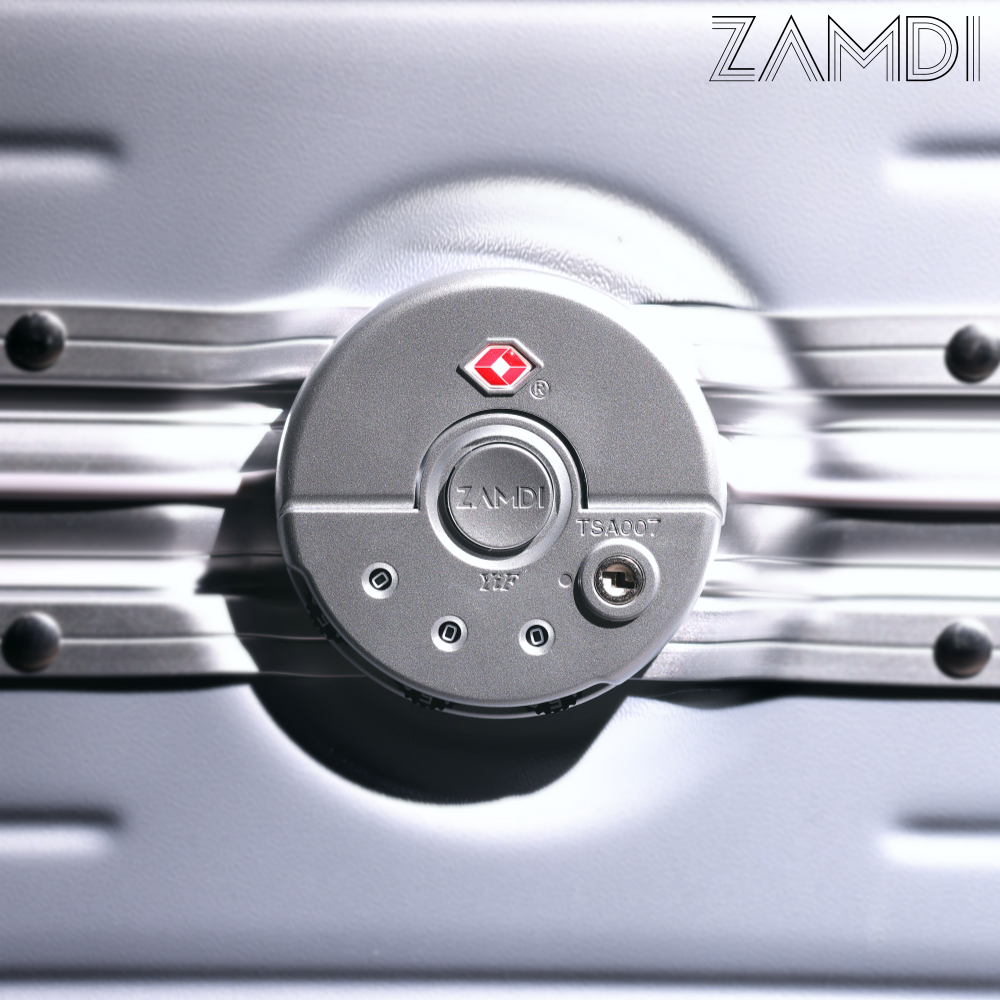 잠디 방탄 여행용 캐리어 금고형 대형 폴리카보네이트 캐리어 여행가방 24인치 (65cm), 라벤더핑크