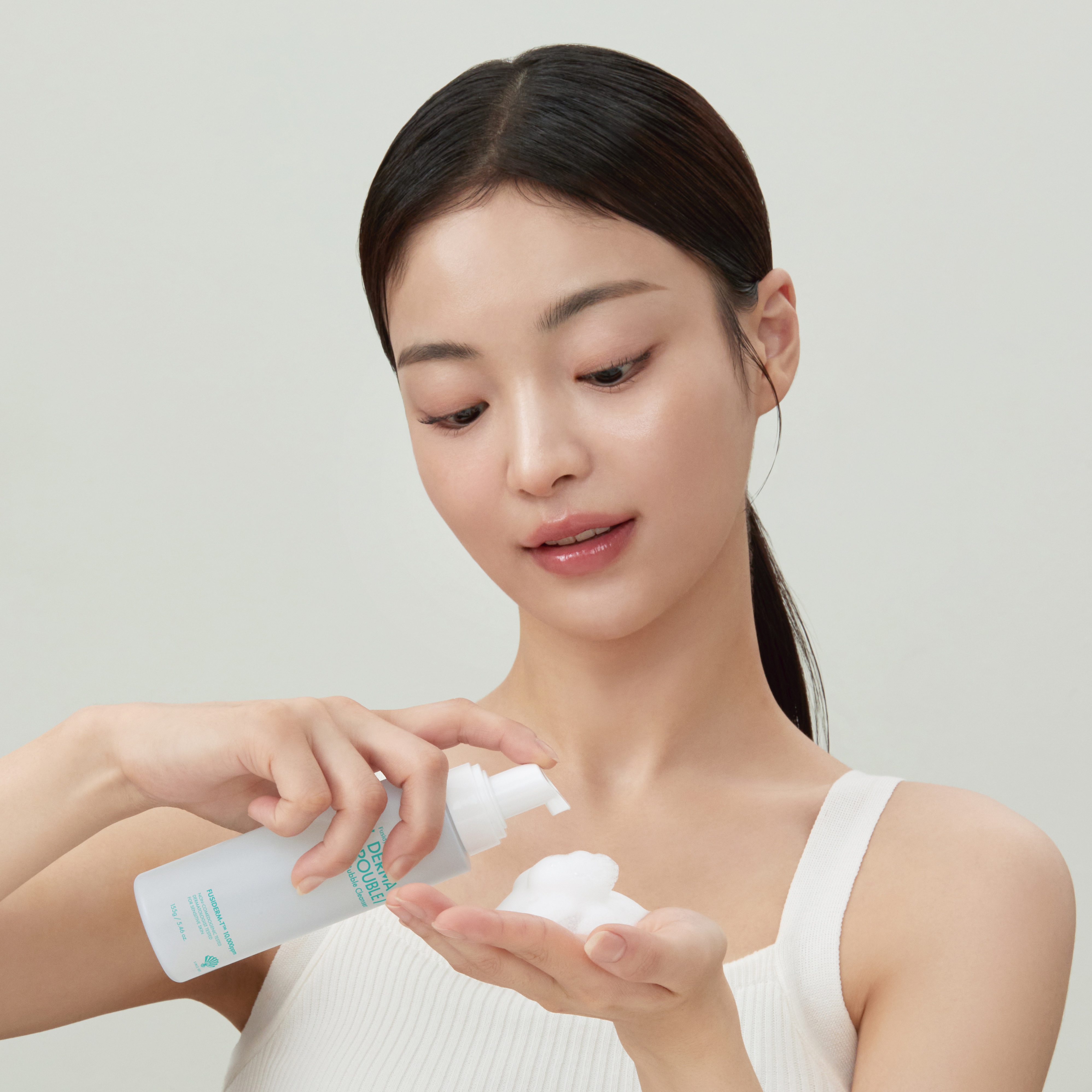 동화약품 후시다인 더마 트러블 버블 클렌저 155ml, 1개 이미지 2