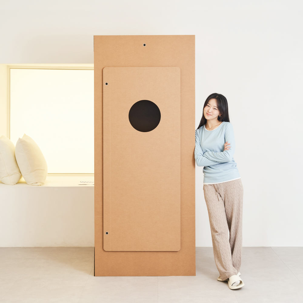 페이퍼팝 1인 종이방 방음 폰 부스 조립식 간이 소형 작은 공간