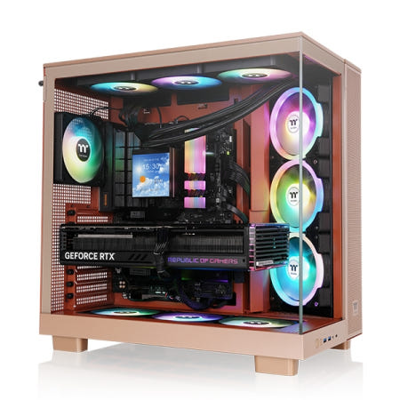 써멀테이크 써멀테이크 View 380 XL TG ARGB (그래벌 샌드)